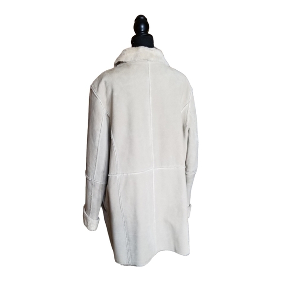 Westbound II Ladies Cream Suede/Leather Sheared Fur Lining - Picture 4 of 9